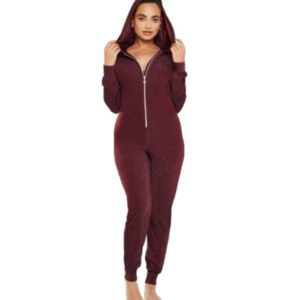 SAVAGE Fenty lingerie by Rihanna glitter hooded jumpsuit size large